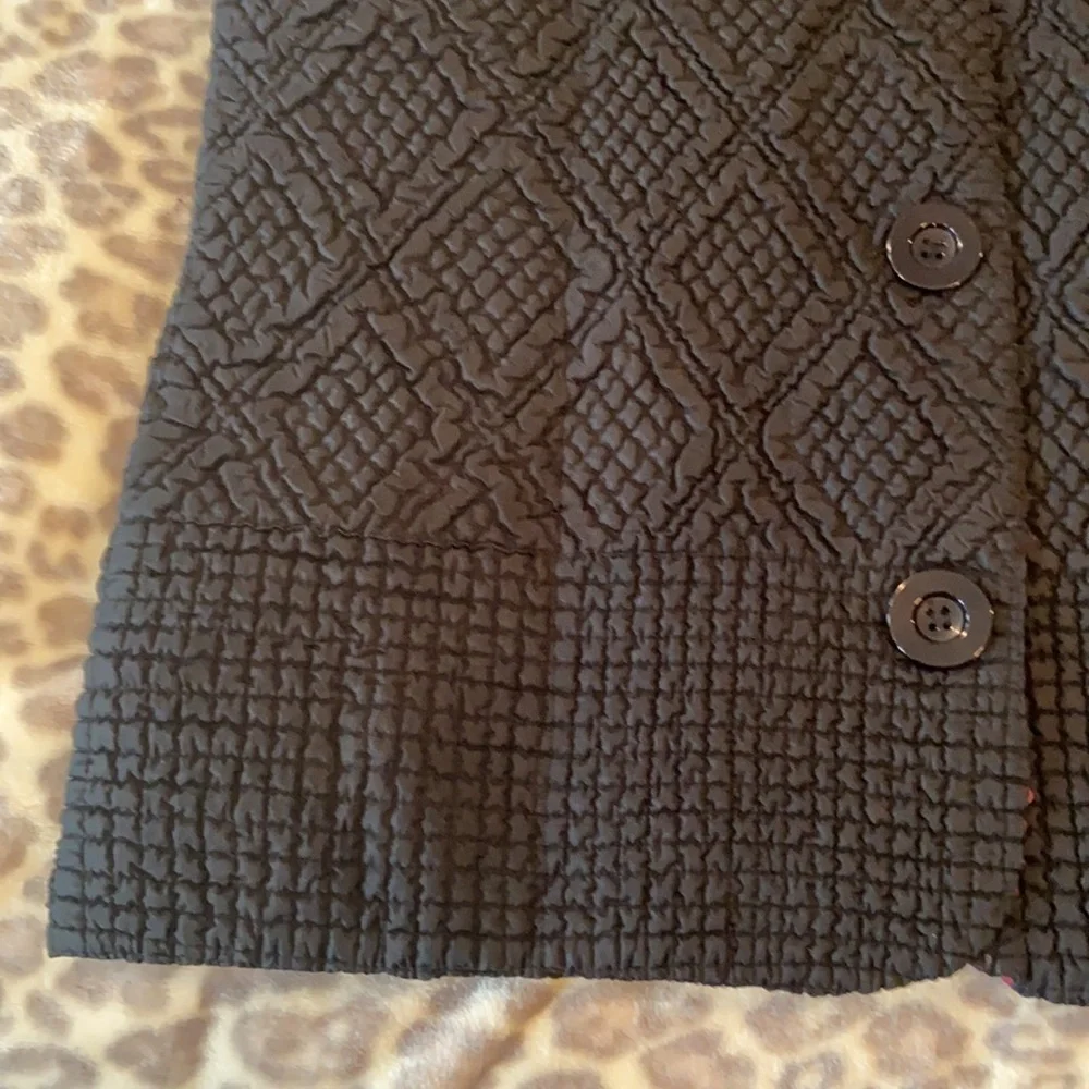 Paris Vest Travel Stretchy Packable Black Sz M-L